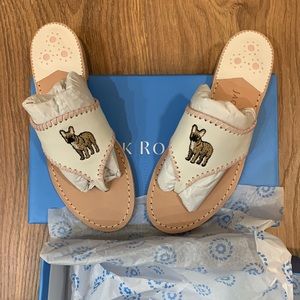 Jack Rogers Frenchie Embroidered Sandal